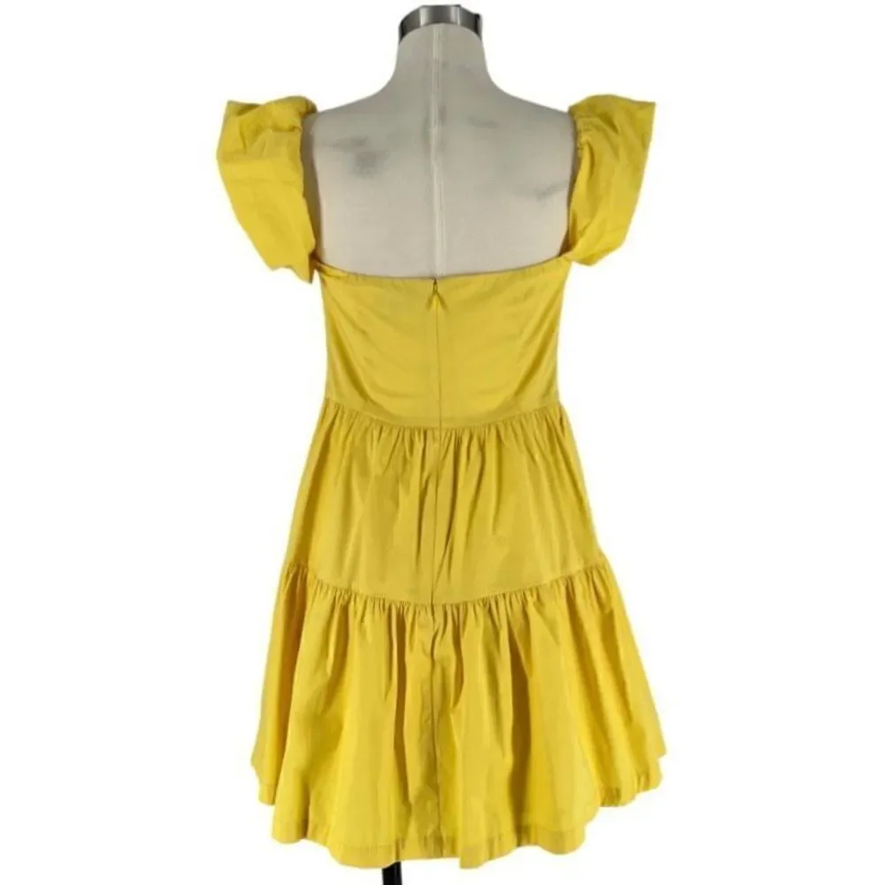 NWT STAUD Mini Elio Dress (Off Shoulder) - Picture 3 of 9